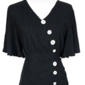 Aaron & Amber Ruched Mini Dress